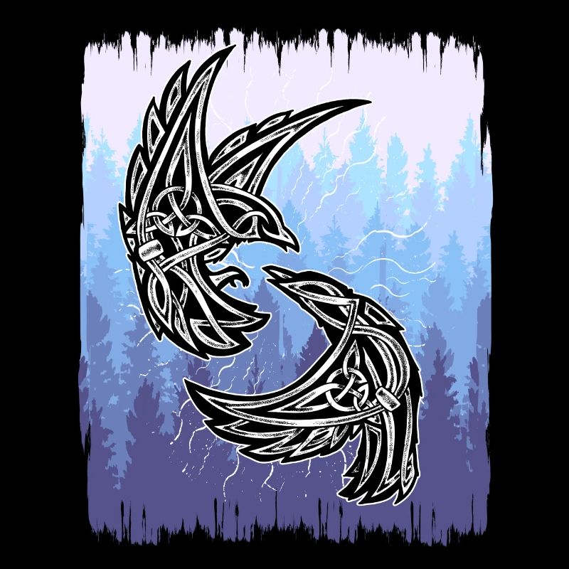 Shaman, Celtic Birds, Nature, Bird, Forest