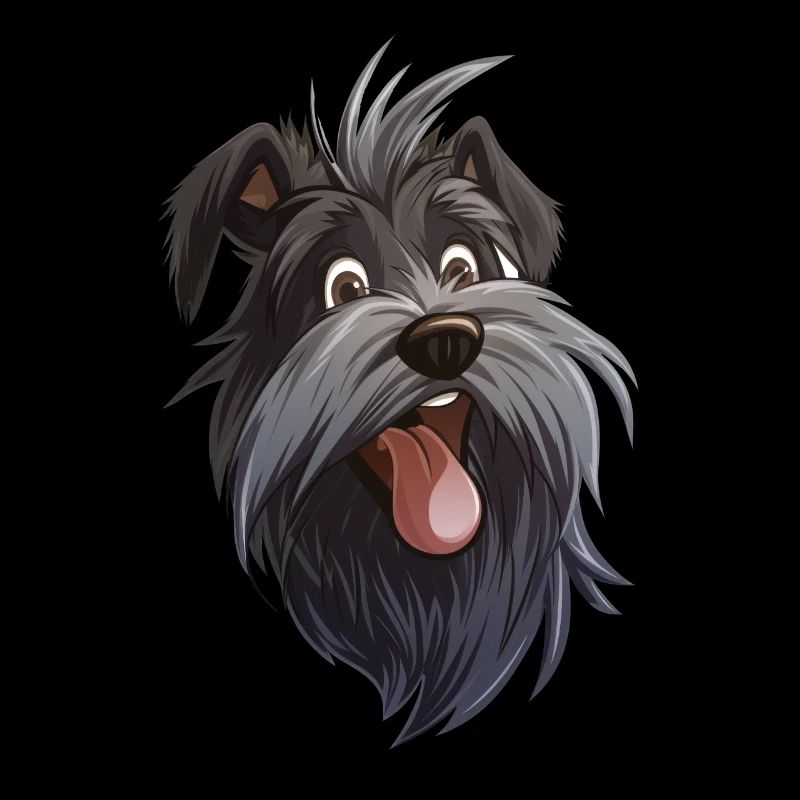 Skye Terrier | Cartoon Artwork