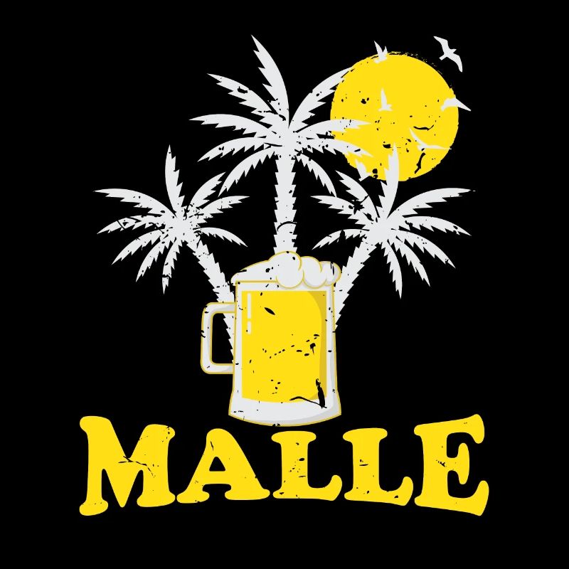Malle Beach mit Bier und Sonne