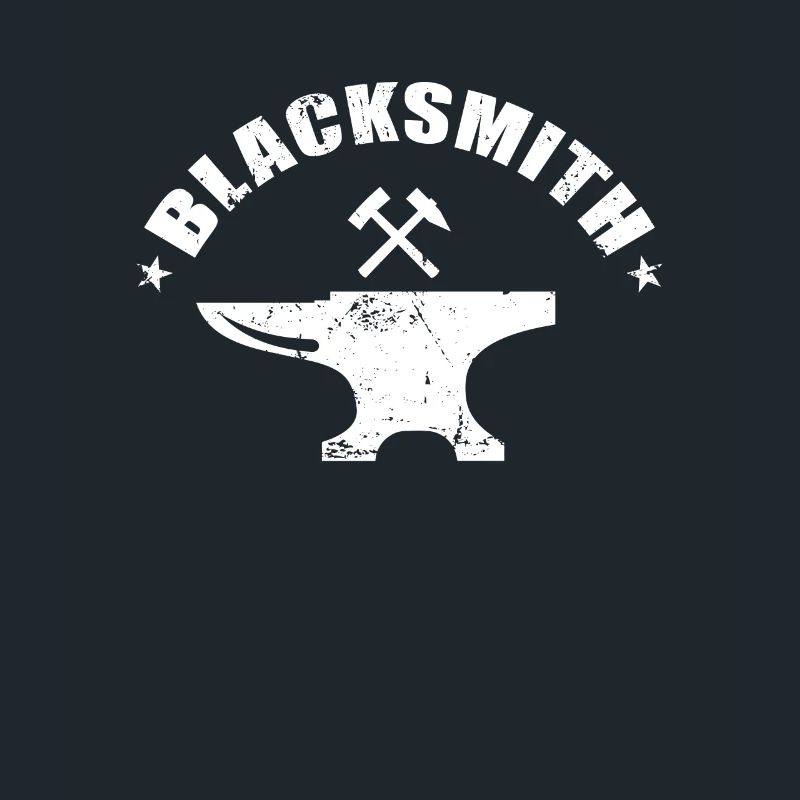 Blacksmith Anvil with Hammer