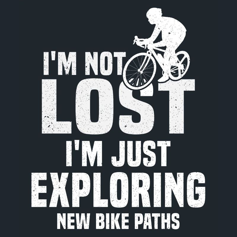 Je ne suis pas perdu, j’explore simplement de nouvelles pistes cyclables.