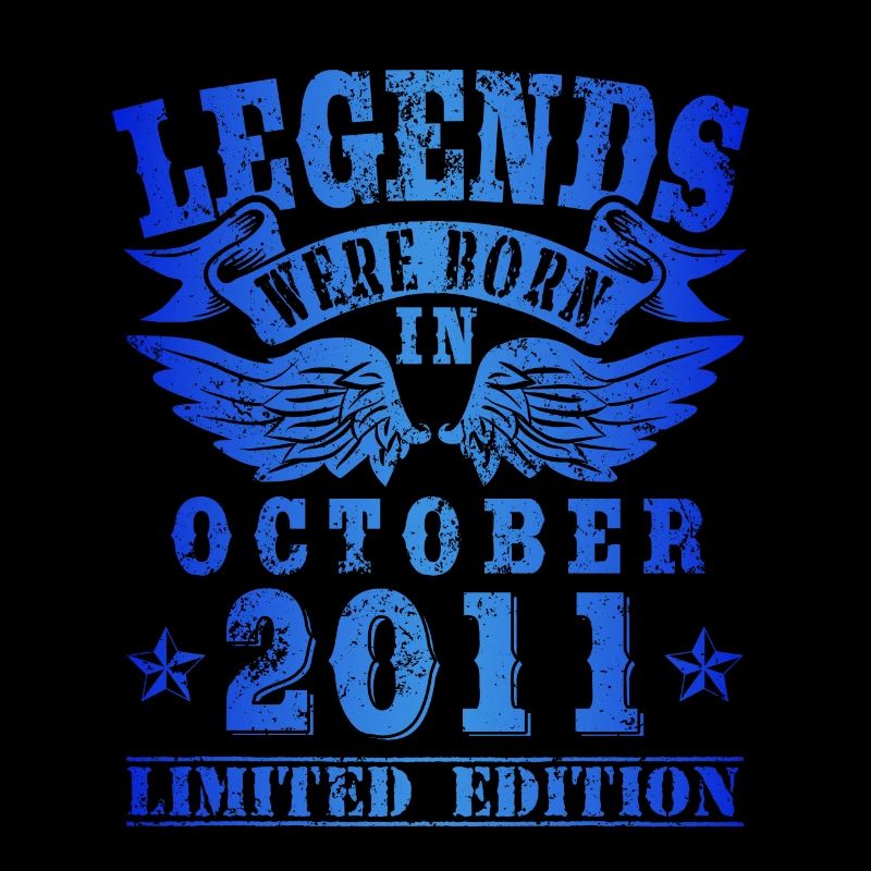 Les légendes sont nées en octobre 2011 Anniversaire