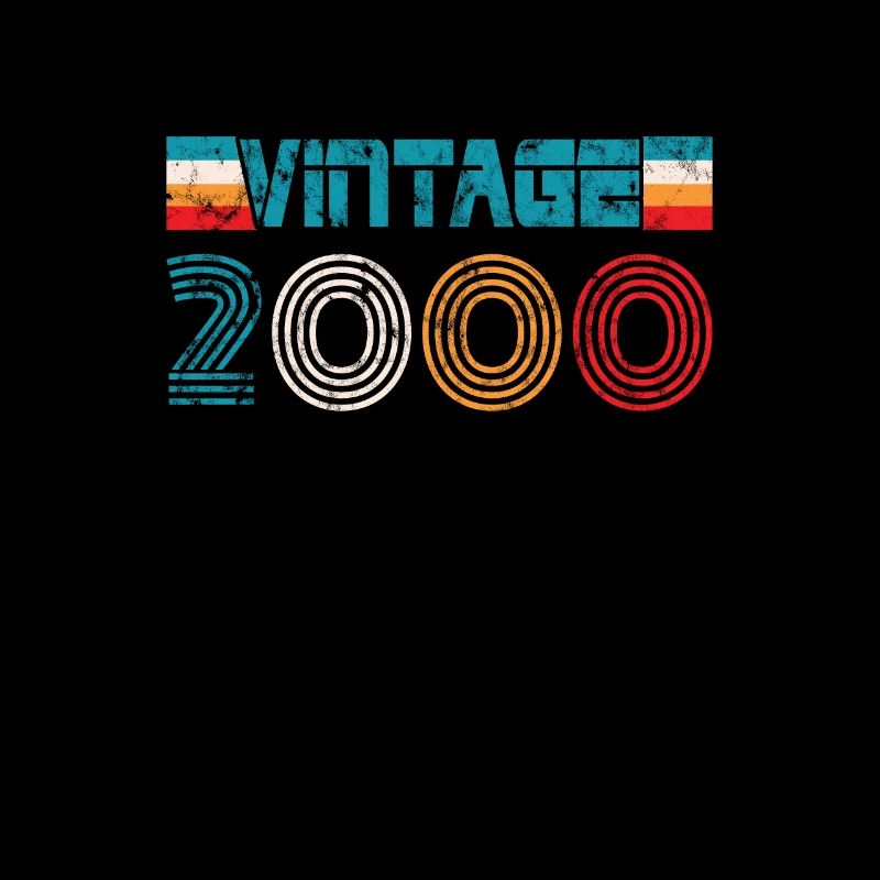2000 Geburtstag Vintage
