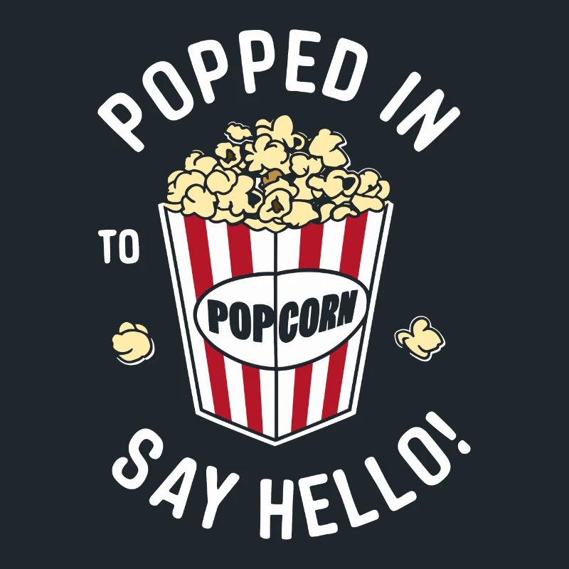Dicton de pop-corn amusant, pop-corn en rafale