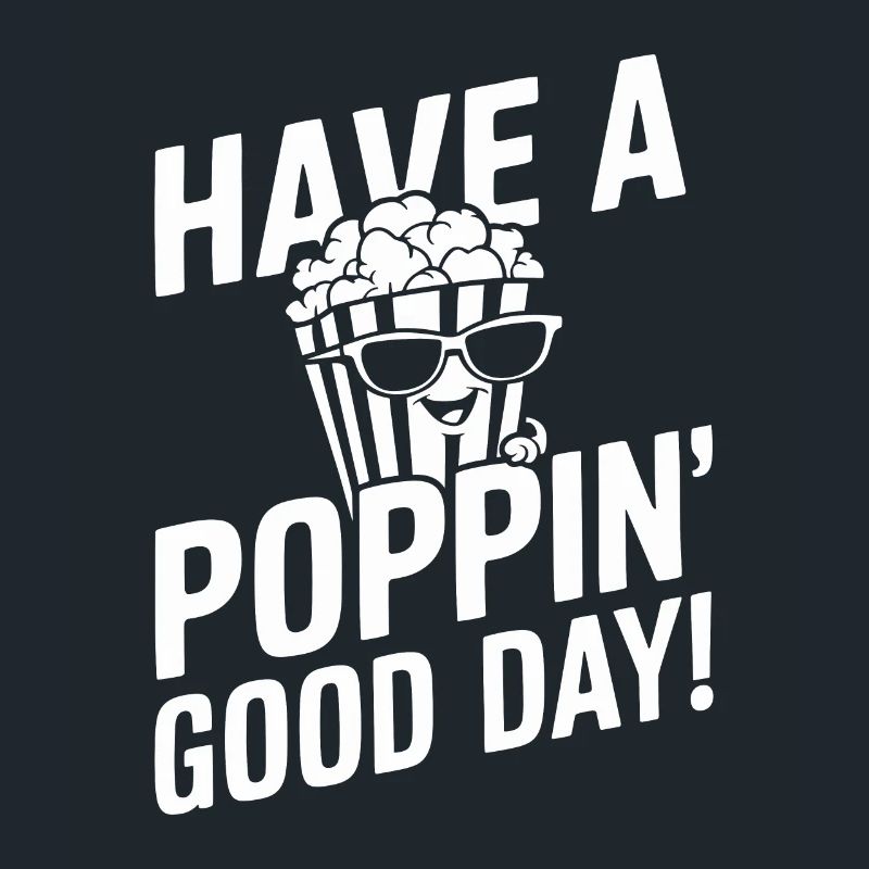 Dicton de pop-corn amusant, pop-corn en rafale