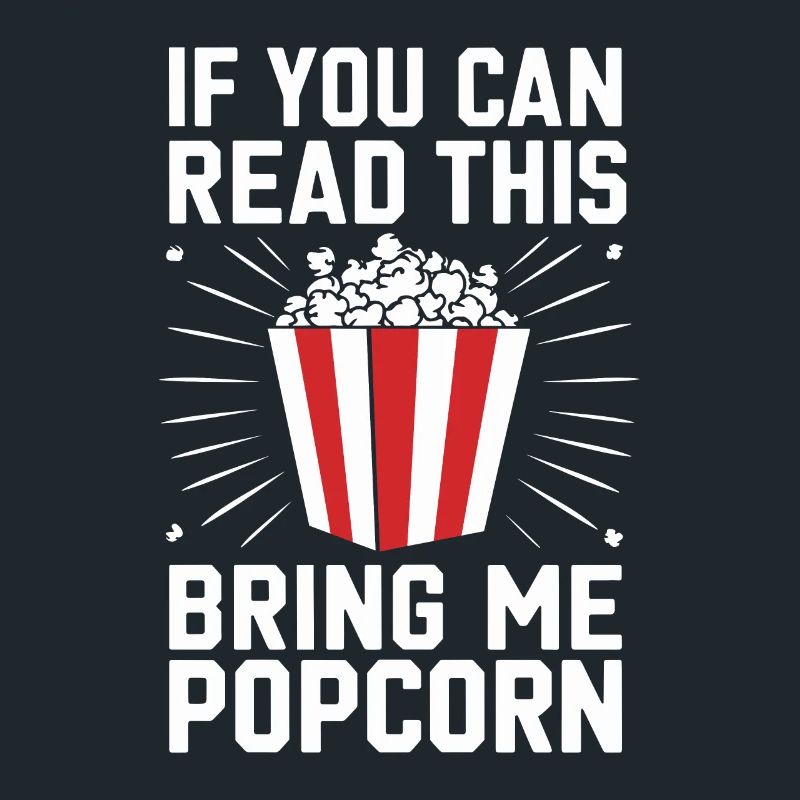 Lustiger Popcorn-spruch, Binge-watching-popcorn