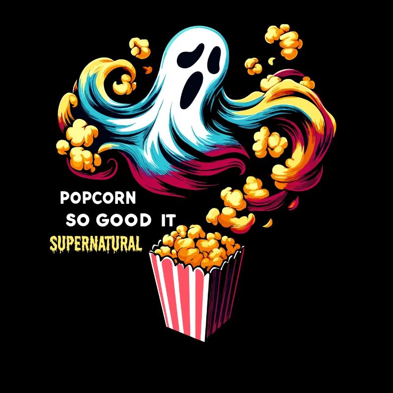 Dicton de pop-corn amusant, pop-corn en rafale