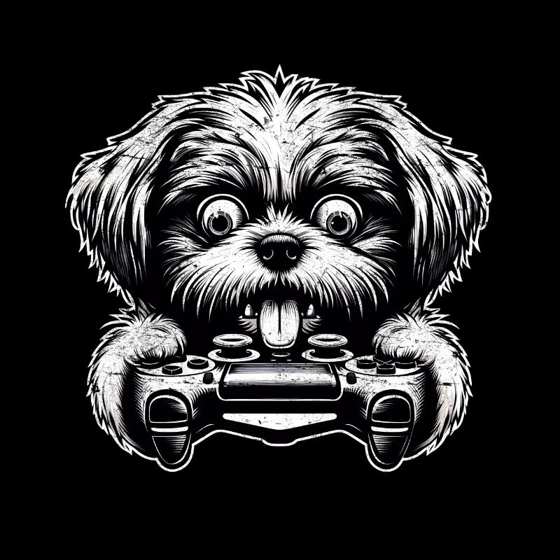 Crazy Shih Tsu chien gamefreak gamers