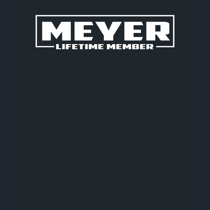 Meyer Lebenslang Nachname Spruch Geschenk