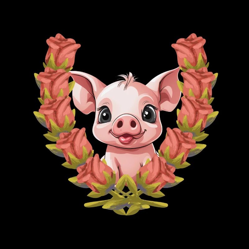 Schwein Glücksbringer Geburtstagsgeschenk