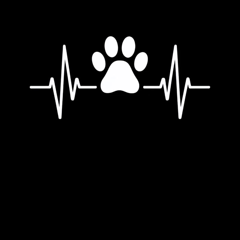 Heartbeat with paw