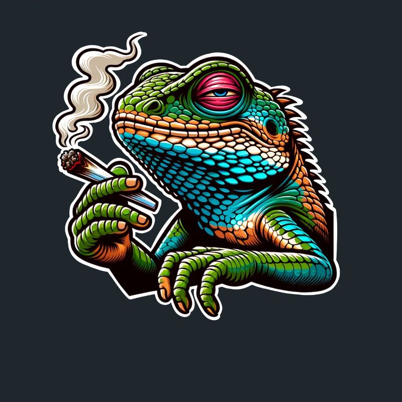 Fumer du Cannabis Lizard