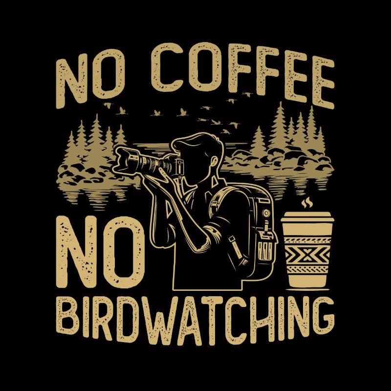 Birdwatcher No Coffee No Birdkeeper Coffee Lover