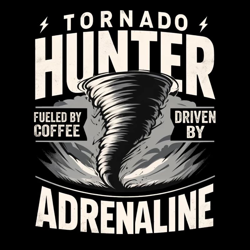 Chasseur d’ouragan Tornade chassant le météorologue