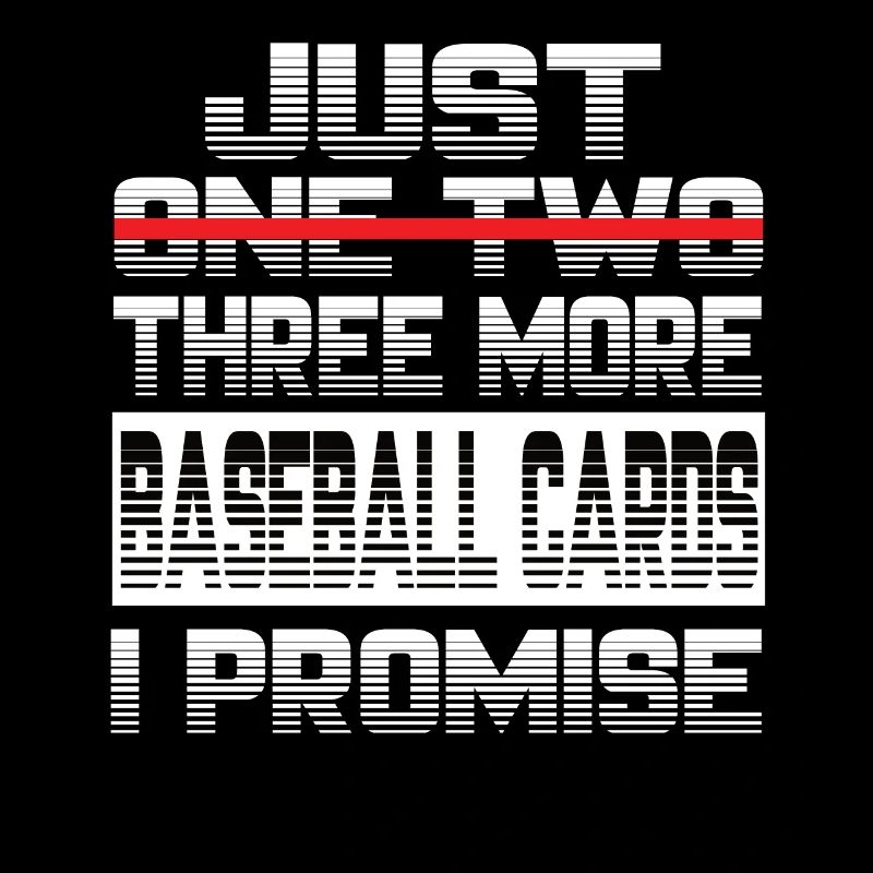 Juste une carte de baseball de plus Je promets le baseball