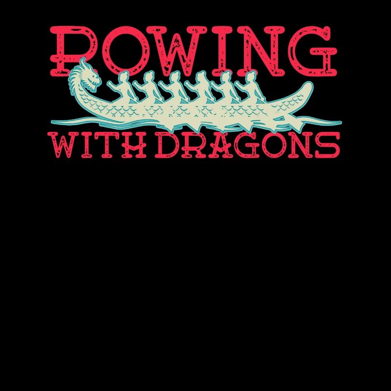 Rudern mit Drachen Drachenboot