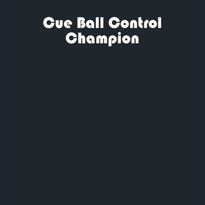 Billiards - Cue Ball Control Champion