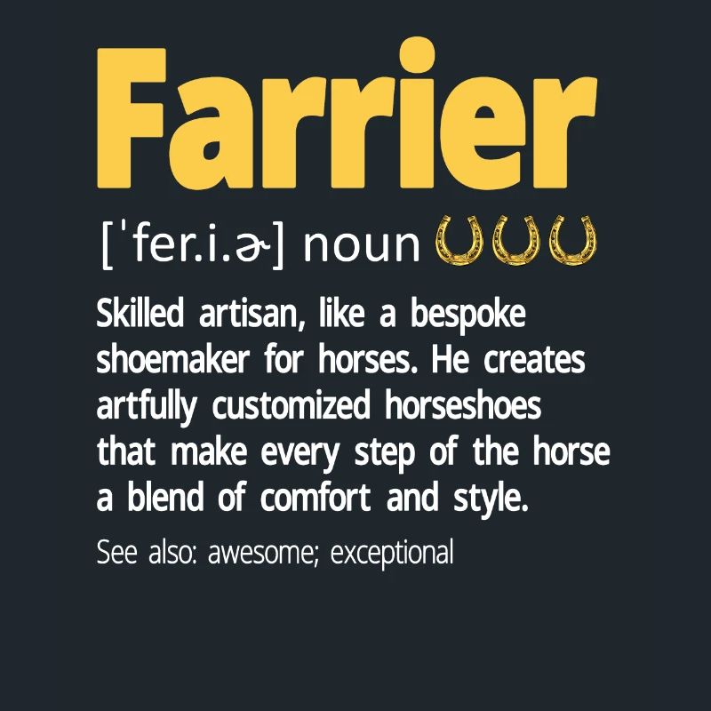 Maréchal-ferrant Fer à cheval Fer à cheval
