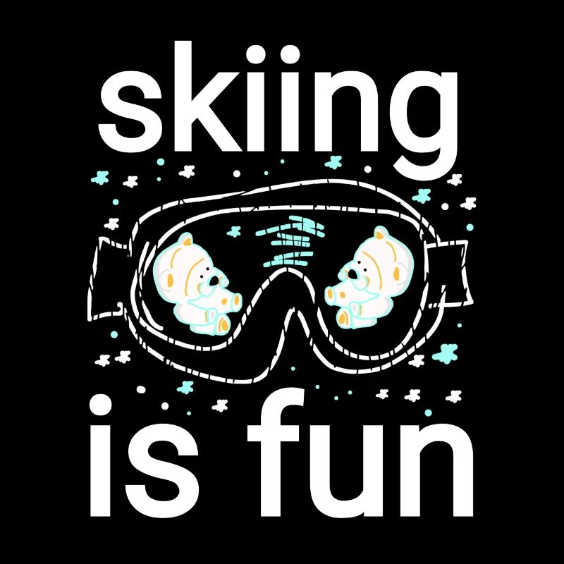 Ski pour les enfants. Le ski, c’est amusant
