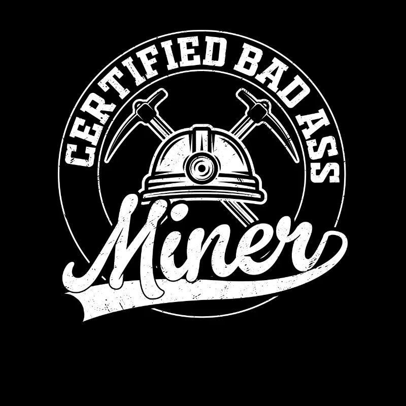 Coal blooded American miner Mining Patriotic