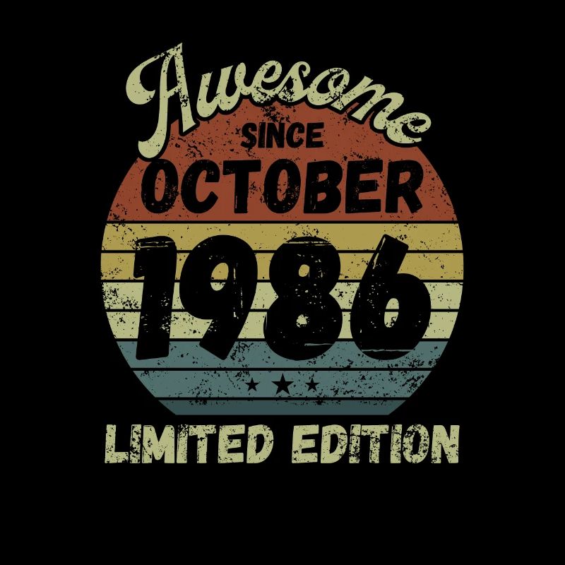Awesome since October 1986 - Geburtstag