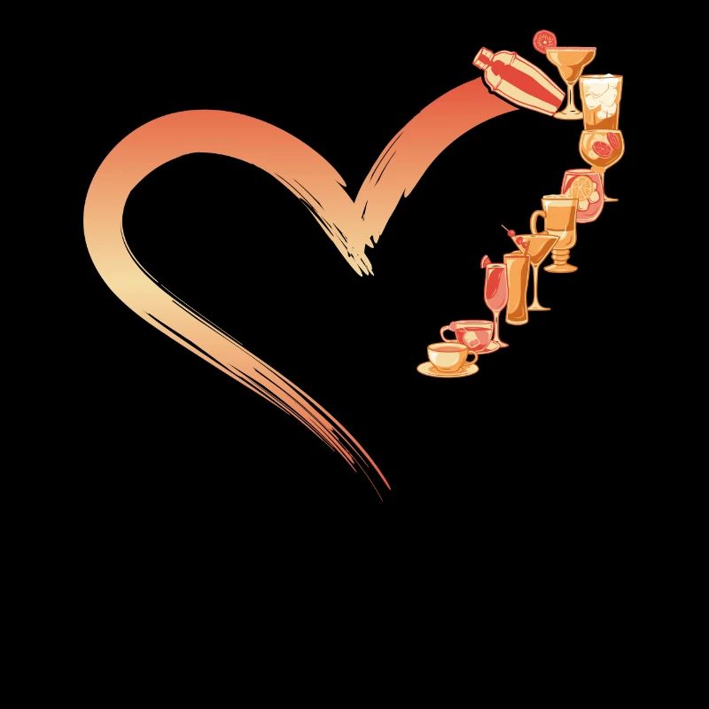 Bartender Mixologist Heart