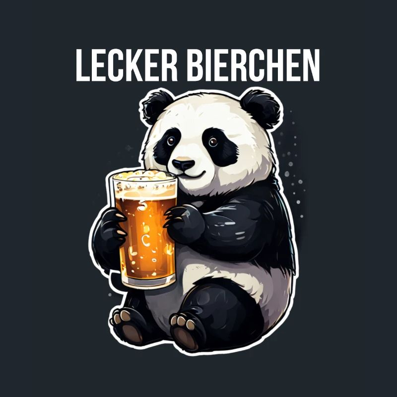 Panda mit Bier Lecker Bierchen Bier Meme