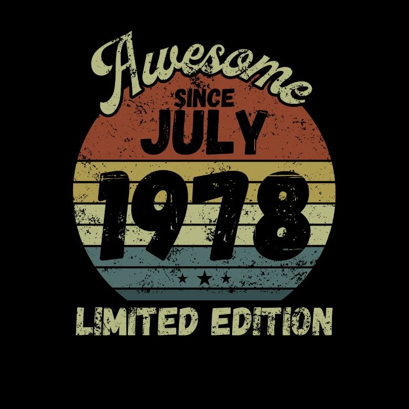 Awesome since July 1978 - Geburtstag
