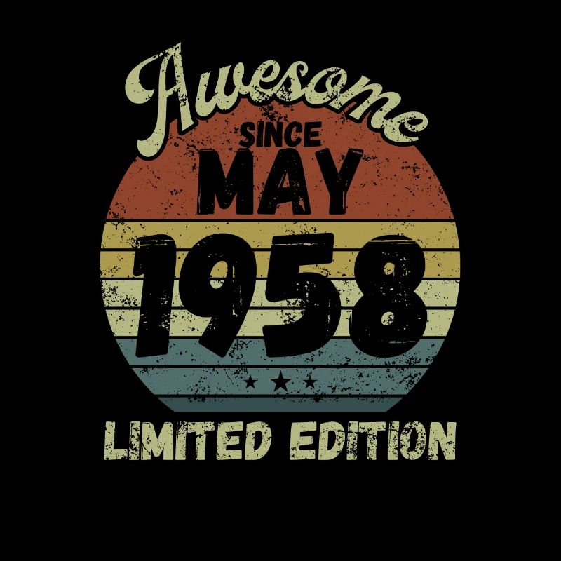 Awesome since May 1958 - Geburtstag