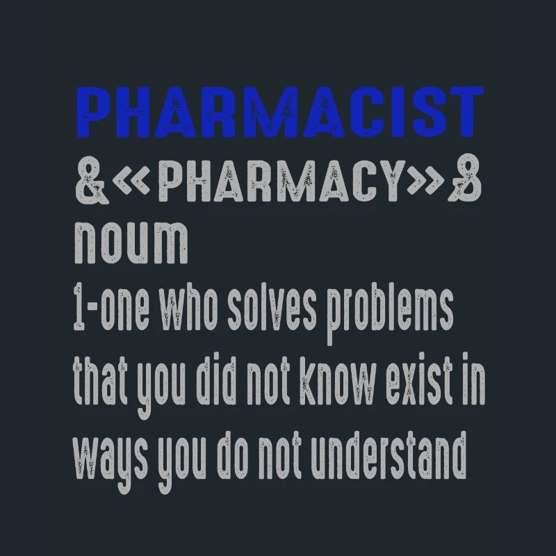 future vintage retro pharmacist pharmacy tech