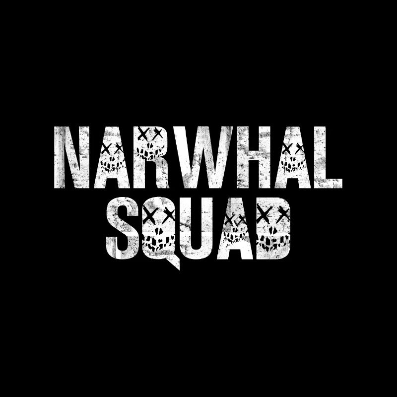 Narwhal Squad Einhorn des Meeres Lustige Knochen Cool