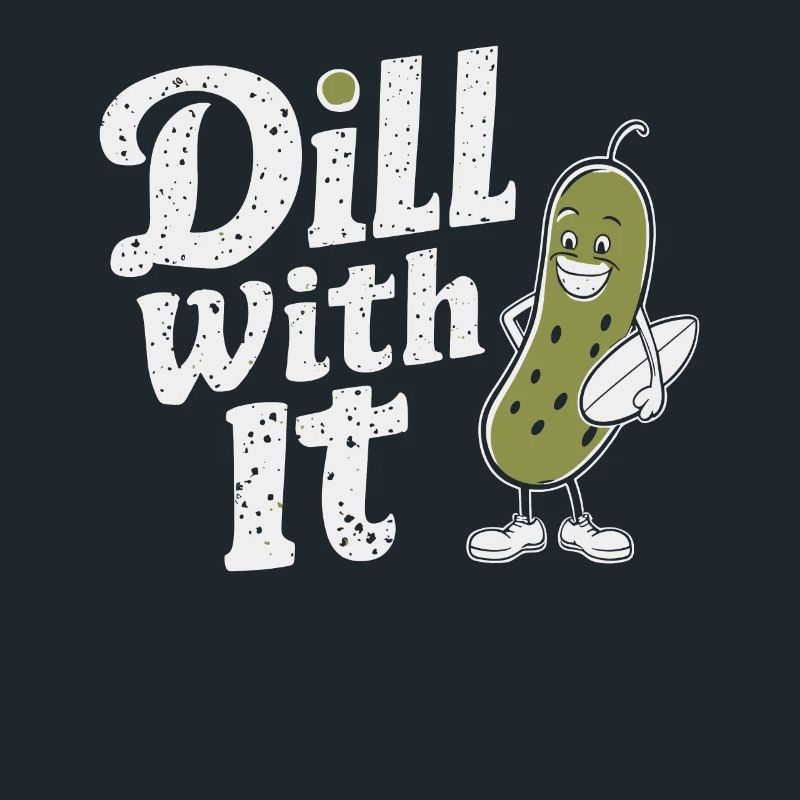 Concombre avec ça - Concombre de dessin animé drôle