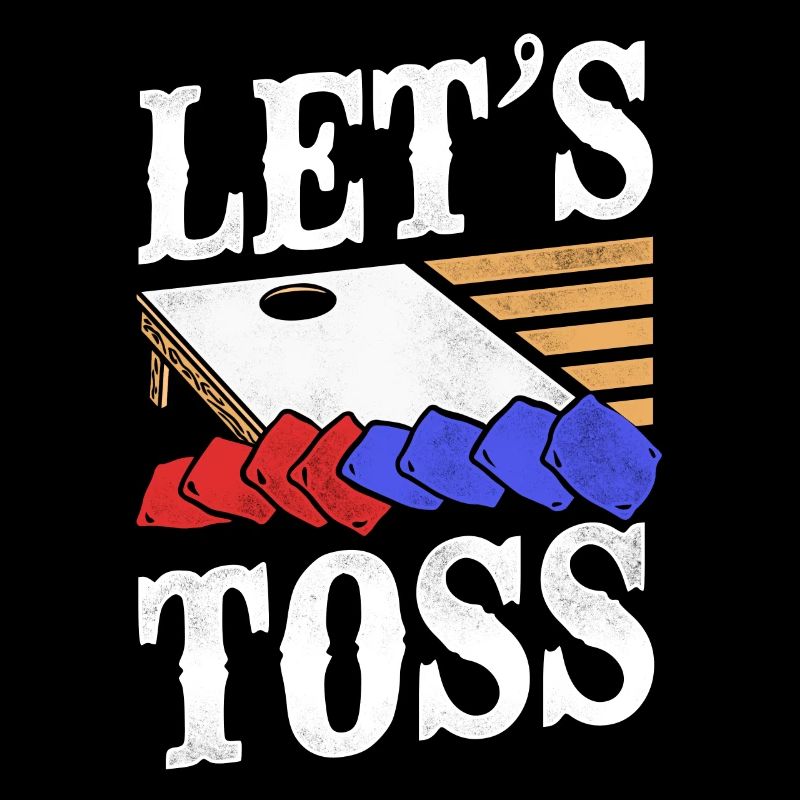 Joueur de sac de haricots de l’équipe Cornhole