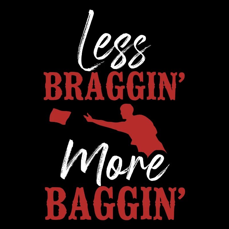 Joueur de sac de haricots de l’équipe Cornhole