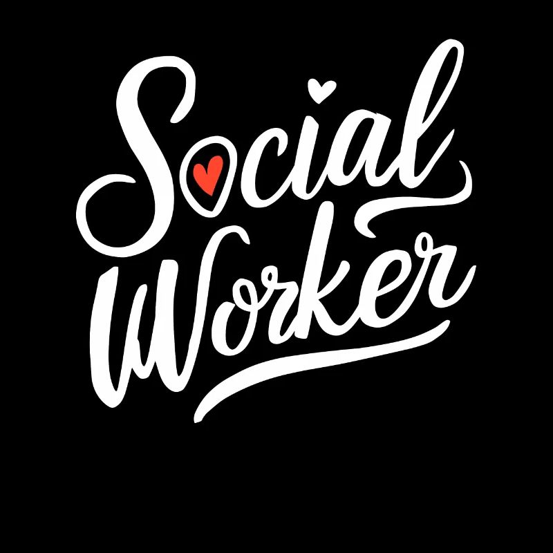Social Worker Social Work Heart Lettering