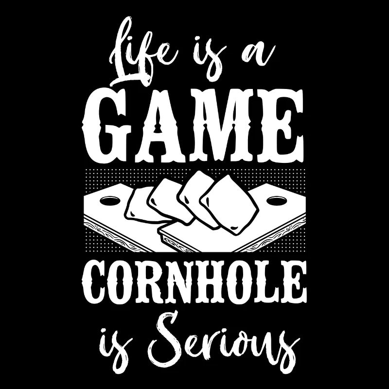 Joueur de sac de haricots de l’équipe Cornhole