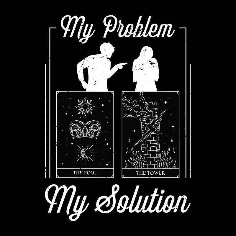 Tarot Reader My Problem My Solution Pictogram Mom