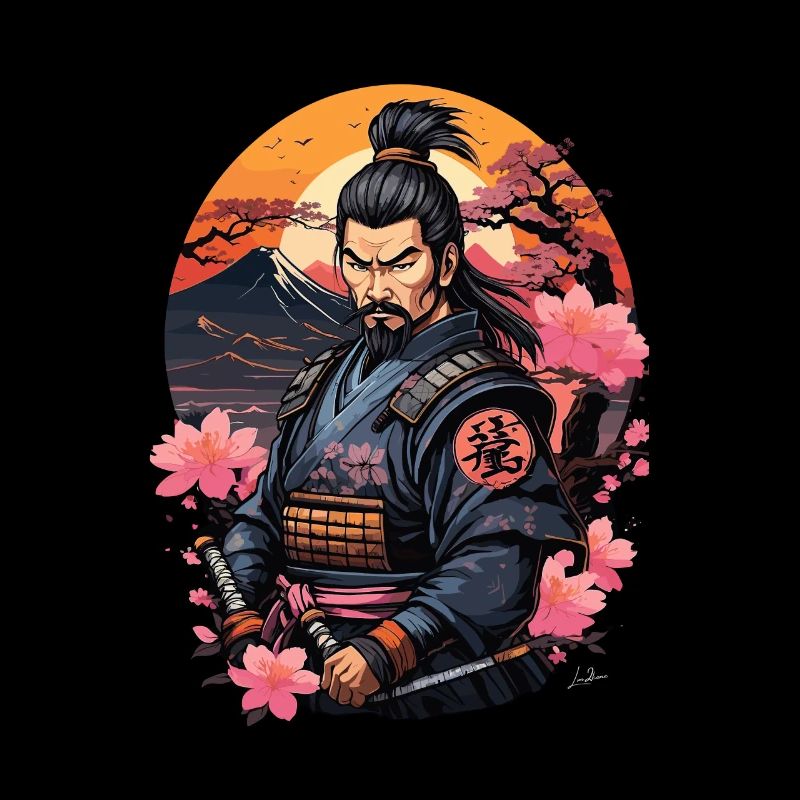 Samouraï japon cerisier