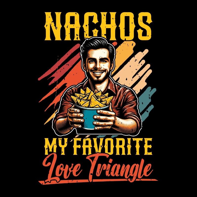 Nachos Mon triangle d’amour préféré Croustilles tortilla
