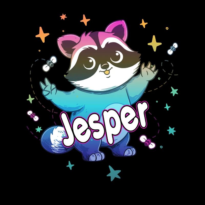 JESPER - Beau nom de garçon avec un raton laveur mignon