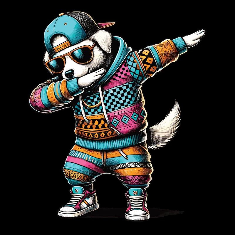 Dabbing Dog