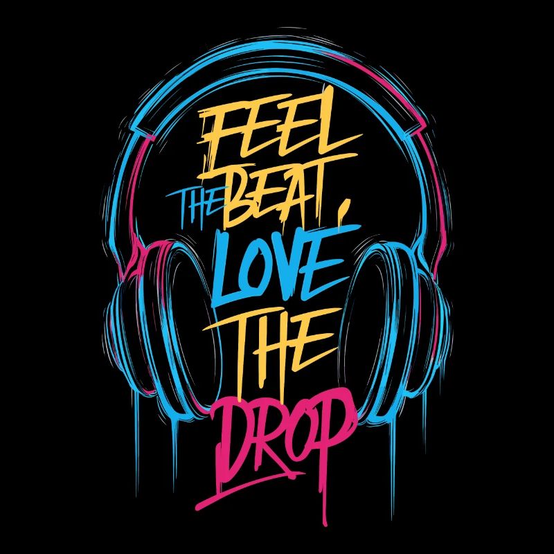 Ressentez le rythme, aimez le design DJ Drop