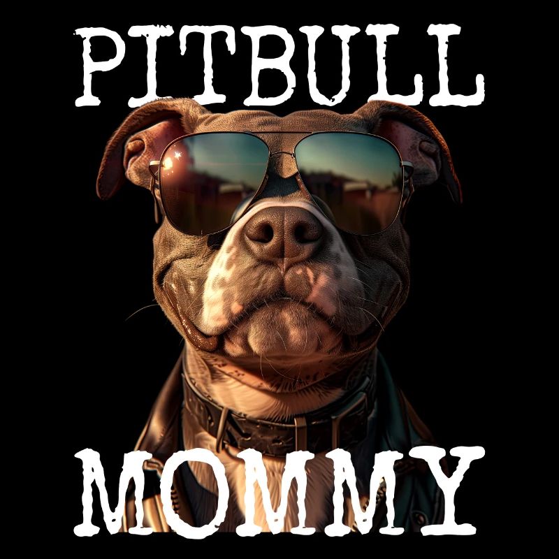 Pitbull Mommy Mama Muttertag Pitbull Terrier Mom
