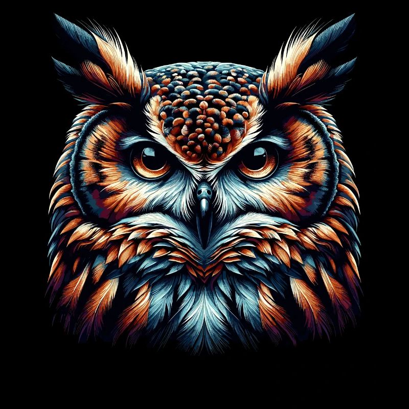 Eule Kunst Geschenk Geburtstag