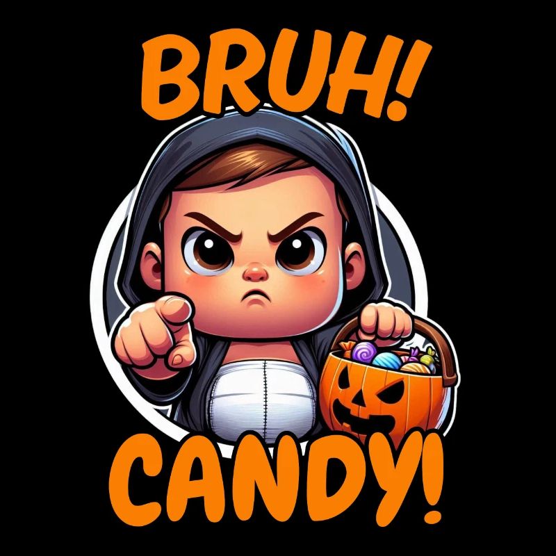 Bruh Candy Halloween Shirt – Lustiges Süßes oder Saures