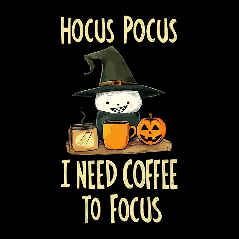 Hocus Pocus Café Halloween Sorcière Drôle