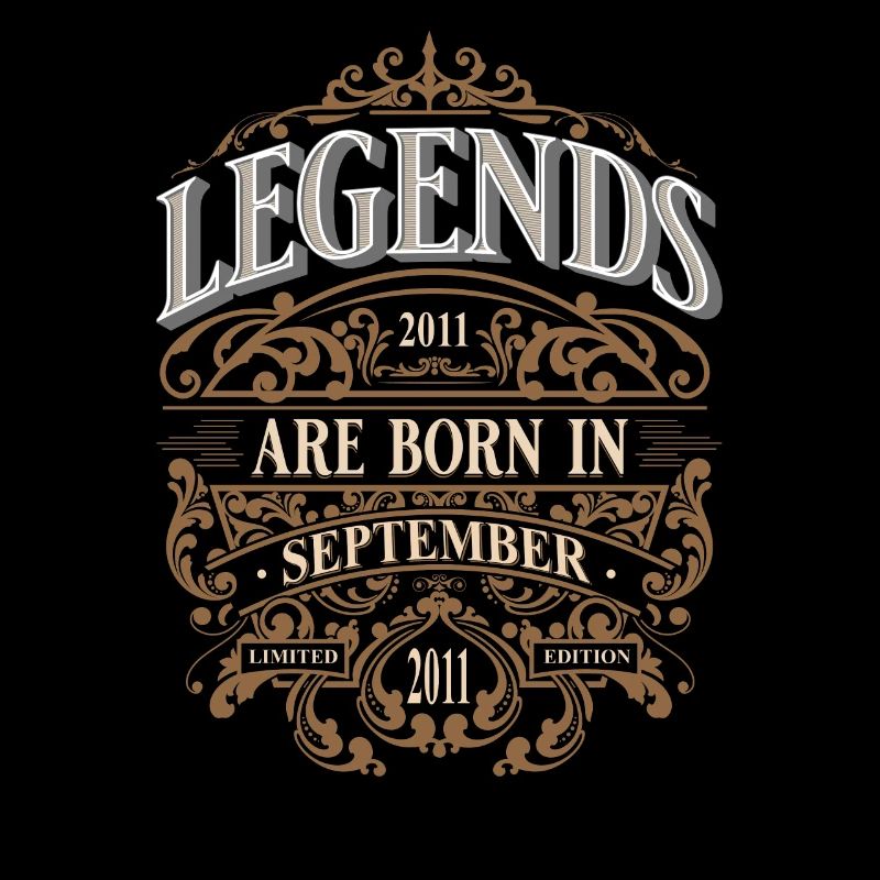 2011 Septembre Né Anniversaire Année de naissance