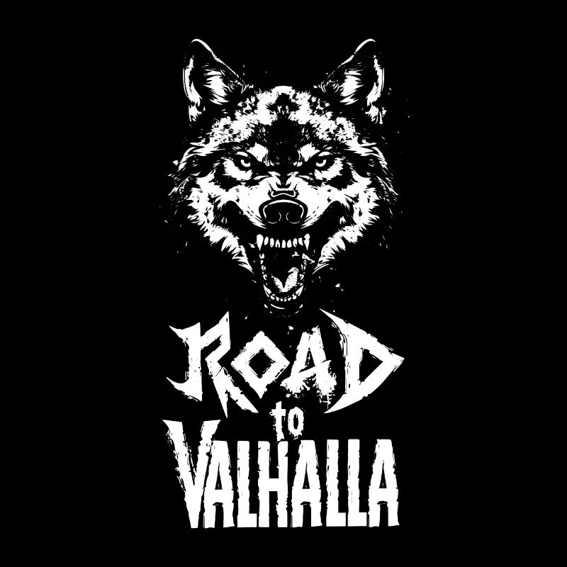 Route agressive du loup viking vers Valhalla
