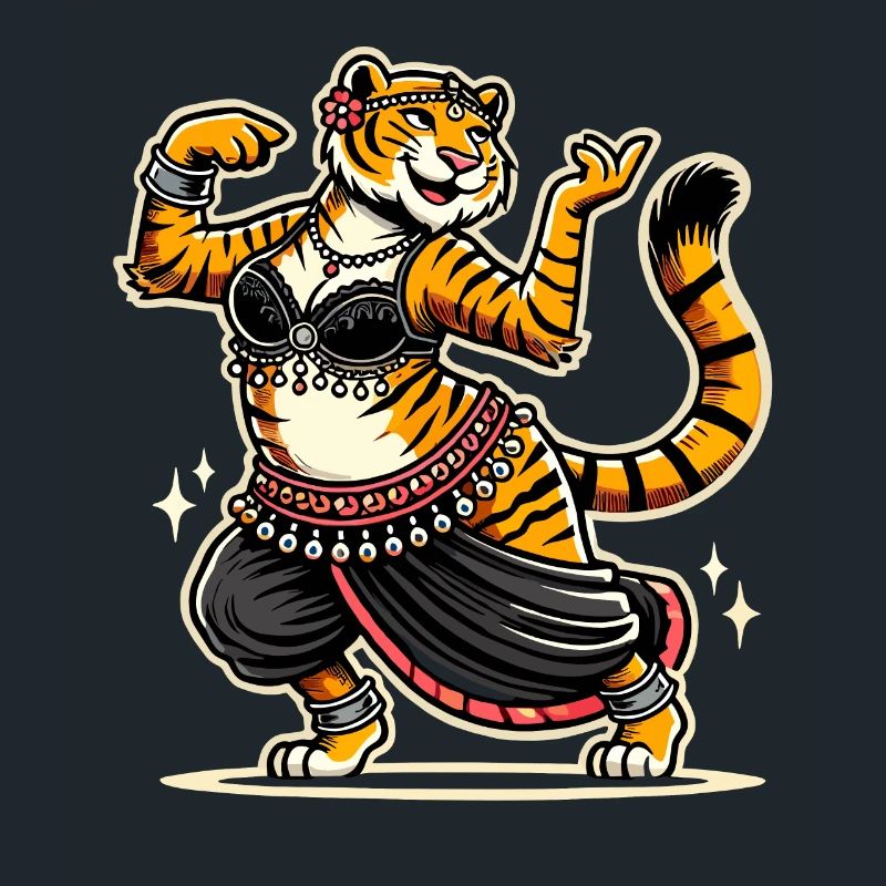 Rhythmic movements in oriental dance:
