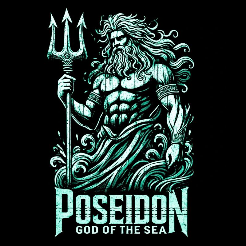 Poséidon - Dieu des mers
